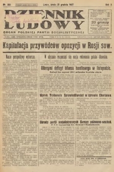Dziennik Ludowy : organ Polskiej Partji Socjalistycznej. 1927, nr 291