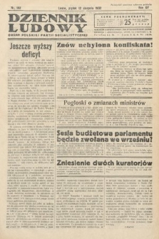 Dziennik Ludowy : organ Polskiej Partij Socjalistycznej. 1932, nr 182