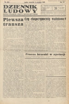 Dziennik Ludowy : organ Polskiej Partij Socjalistycznej. 1932, nr 204