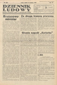 Dziennik Ludowy : organ Polskiej Partij Socjalistycznej. 1932, nr 205