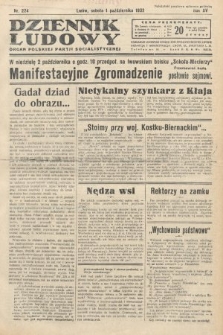 Dziennik Ludowy : organ Polskiej Partij Socjalistycznej. 1932, nr 224