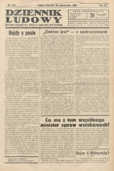 Dziennik Ludowy : organ Polskiej Partij Socjalistycznej. 1932, nr 240