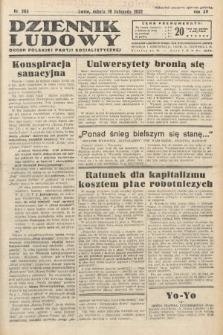 Dziennik Ludowy : organ Polskiej Partij Socjalistycznej. 1932, nr 265