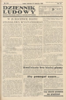 Dziennik Ludowy : organ Polskiej Partij Socjalistycznej. 1932, nr 272