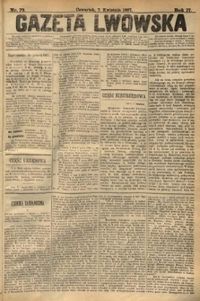 Gazeta Lwowska. 1887, nr 79