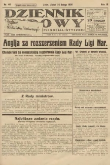 Dziennik Ludowy : organ Polskiej Partji Socjalistycznej. 1926, nr 46