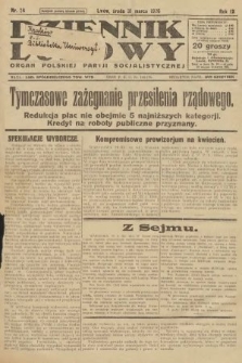 Dziennik Ludowy : organ Polskiej Partji Socjalistycznej. 1926, nr 74