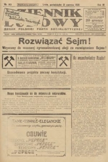 Dziennik Ludowy : organ Polskiej Partji Socjalistycznej. 1926, nr 143