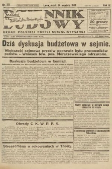 Dziennik Ludowy : organ Polskiej Partji Socjalistycznej. 1926, nr 223