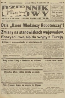 Dziennik Ludowy : organ Polskiej Partji Socjalistycznej. 1926, nr 238