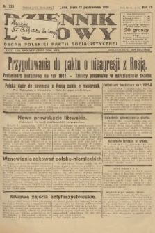Dziennik Ludowy : organ Polskiej Partji Socjalistycznej. 1926, nr 239