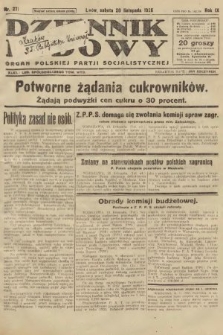 Dziennik Ludowy : organ Polskiej Partji Socjalistycznej. 1926, nr 271