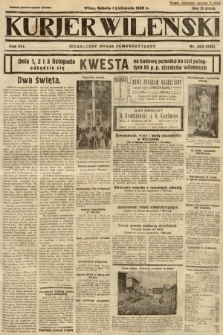 Kurjer Wileński : niezależny organ demokratyczny. 1930, nr 253