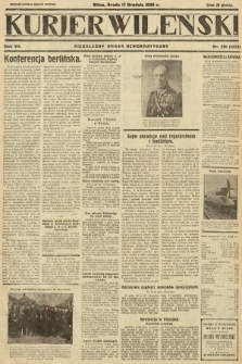 Kurjer Wileński : niezależny organ demokratyczny. 1930, nr 291