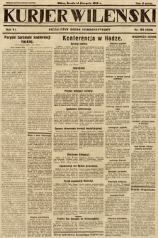 Kurjer Wileński : niezależny organ demokratyczny. 1929, nr 184