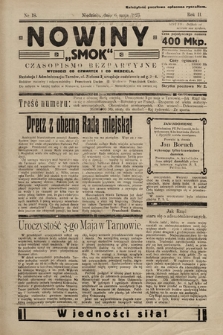 Nowiny „Smok” : czasopismo bezpartyjne. 1923, nr 18