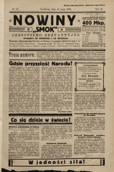 Nowiny „Smok” : czasopismo bezpartyjne. 1923, nr 20