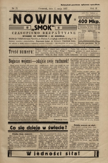 Nowiny „Smok” : czasopismo bezpartyjne. 1923, nr 21
