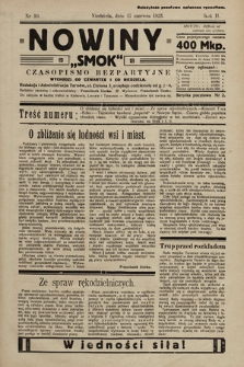 Nowiny „Smok” : czasopismo bezpartyjne. 1923, nr 30