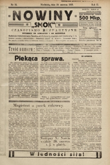 Nowiny „Smok” : czasopismo bezpartyjne. 1923, nr 32
