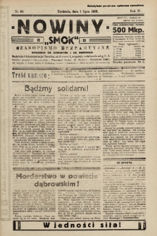 Nowiny „Smok” : czasopismo bezpartyjne. 1923, nr 34