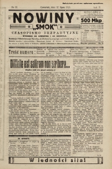 Nowiny „Smok” : czasopismo bezpartyjne. 1923, nr 37