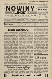 Nowiny „Smok” : czasopismo bezpartyjne. 1923, nr 38