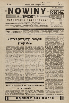 Nowiny „Smok” : czasopismo bezpartyjne. 1923, nr 44