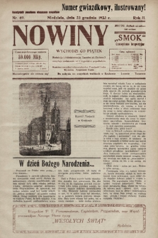 Nowiny „Smok” : czasopismo bezpartyjne. 1923, nr 69