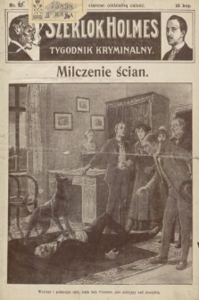 Szerlok Holmes : tygodnik kryminalny. 1910, nr 45