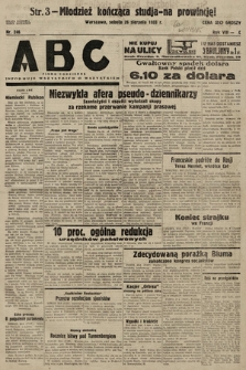 ABC : pismo codzienne : informuje wszystkich o wszystkiem. 1933, nr 246