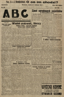 ABC : pismo codzienne : informuje wszystkich o wszystkiem. 1933, nr 251