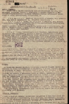 Komunikat W.C. 1943.05.01