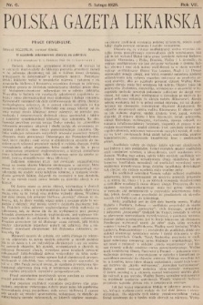 Polska Gazeta Lekarska. 1928, nr 6