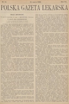Polska Gazeta Lekarska. 1928, nr 12