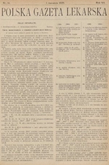 Polska Gazeta Lekarska. 1928, nr 14
