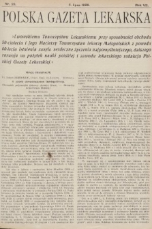Polska Gazeta Lekarska. 1928, nr 28