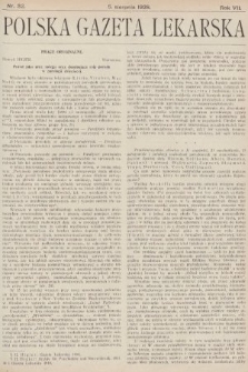 Polska Gazeta Lekarska. 1928, nr 32
