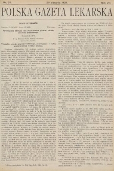 Polska Gazeta Lekarska. 1928, nr 35