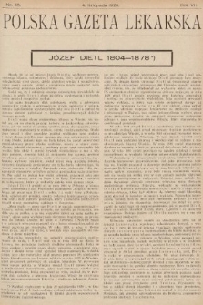 Polska Gazeta Lekarska. 1928, nr 45