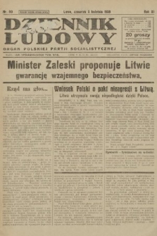 Dziennik Ludowy : organ Polskiej Partji Socjalistycznej. 1928, nr 80