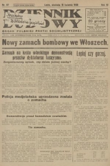 Dziennik Ludowy : organ Polskiej Partji Socjalistycznej. 1928, nr 87