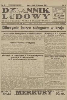 Dziennik Ludowy : organ Polskiej Partji Socjalistycznej. 1928, nr 91