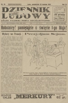 Dziennik Ludowy : organ Polskiej Partji Socjalistycznej. 1928, nr 94