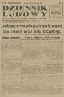 Dziennik Ludowy : organ Polskiej Partji Socjalistycznej. 1928, nr 117