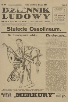 Dziennik Ludowy : organ Polskiej Partji Socjalistycznej. 1928, nr 121