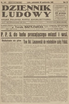Dziennik Ludowy : organ Polskiej Partji Socjalistycznej. 1928, nr  243