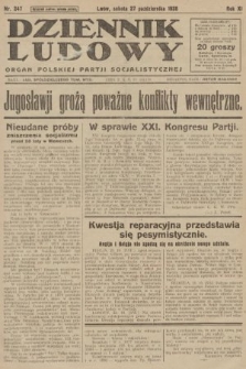 Dziennik Ludowy : organ Polskiej Partji Socjalistycznej. 1928, nr  247