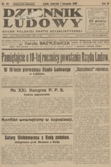 Dziennik Ludowy : organ Polskiej Partji Socjalistycznej. 1928, nr  251