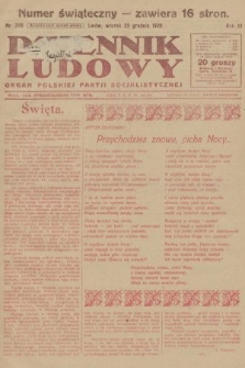 Dziennik Ludowy : organ Polskiej Partji Socjalistycznej. 1928, nr  296